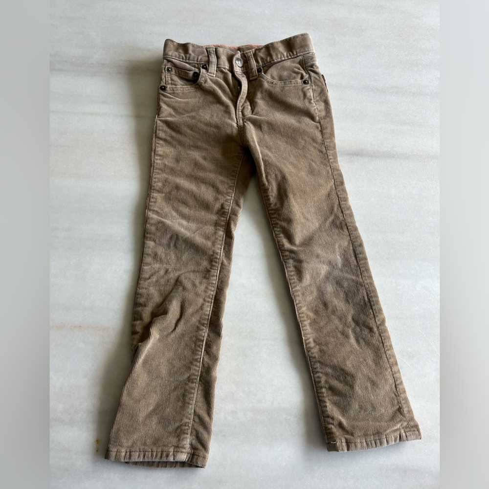 J.Crew Crewcuts Size 5 Corduroy Stretch Chino Khaki Pants